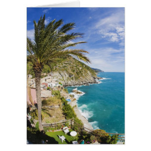 Italy, Cinque Terre, Vernazza, Hillside Town of