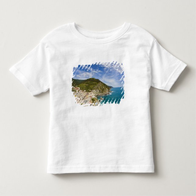 Italy, Cinque Terre, Vernazza, Hillside Town of 2 Toddler T-Shirt (Front)