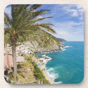 Italy, Cinque Terre, Vernazza, Hillside Town of Coaster