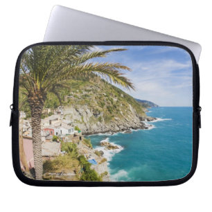 Italy, Cinque Terre, Vernazza, Hillside Town of Laptop Sleeve