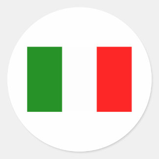 Italy Classic Round Sticker