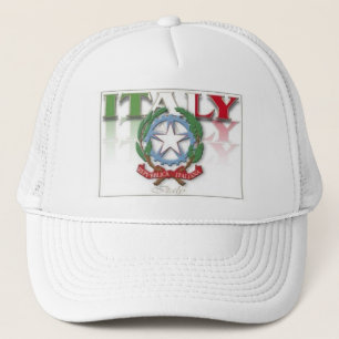 Italy Coat of Arms Trucker Hat