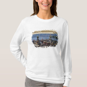 Italy, Como Province, Bellagio. Lakeside cafe. T-Shirt