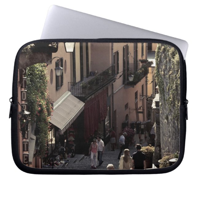 Italy, Como Province, Bellagio. Salita 2 Laptop Sleeve (Front)