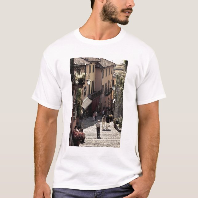 Italy, Como Province, Bellagio. Salita 2 T-Shirt (Front)
