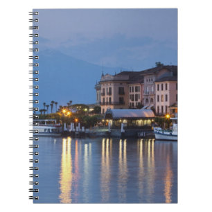 Italy, Como Province, Bellagio. Town view, Notebook