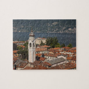 Italy, Como Province, Menaggio. Town view and 2 Jigsaw Puzzle