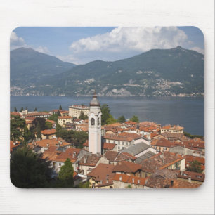 Italy, Como Province, Menaggio. Town view and Mouse Pad