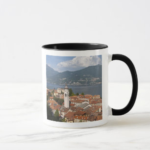 Italy, Como Province, Menaggio. Town view and Mug