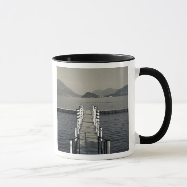 Italy, Como Province, Tremezzo. Lake pier. Mug (Right)
