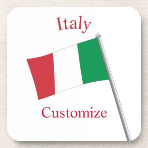 Italy Country Flag Thunder_Cove Coaster