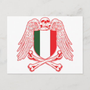 Italy Crossbones Postcard