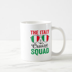 Italy Cruise Squad 2025 Italian Vacation Matching  Coffee Mug