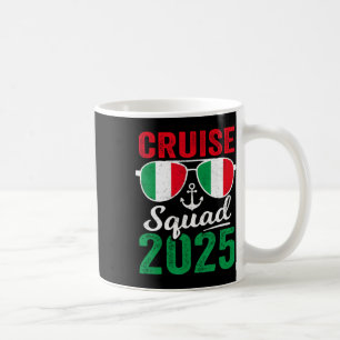 Italy Cruise Squad 2025 Summer Vacation Matching F Coffee Mug