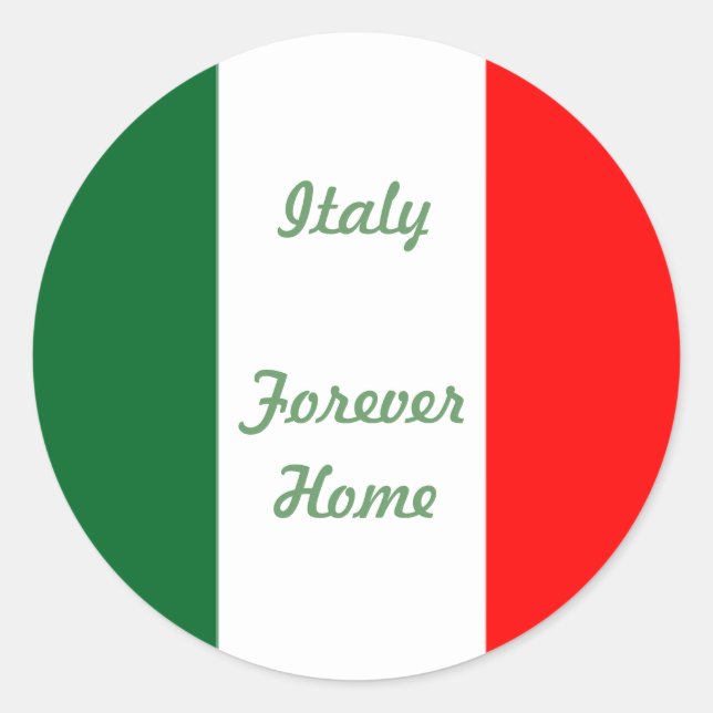 Italy custom stickers (Front)