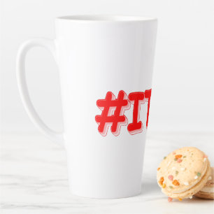 "#ITALY" Cute Design. Buy Now Latte Mug