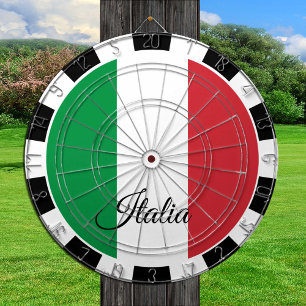 Italy Dartboard & Italian Flag darts / game board