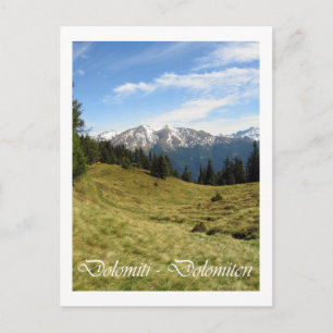 Italy, Dolomites Postcard
