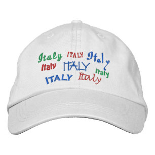 italy embroidered hat
