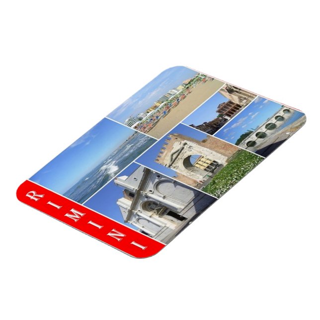 Italy - Emilia Romagna - Rimini - Mosaic - Magnet (Left Side)