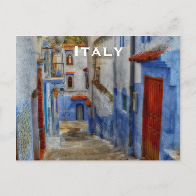 Italy Europe Vintage Travel Tourism Add Postcard (Front)