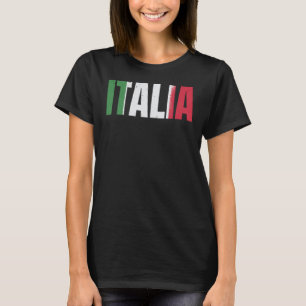 Italy fans Italia italian flag football soccer T-Shirt