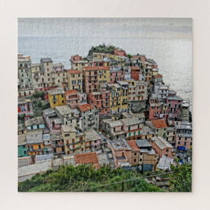 Italy Fishing Village - Manarola - 20x20 - 676 pc Jigsaw Puzzle