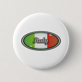 Italy flag 1 6 cm round badge