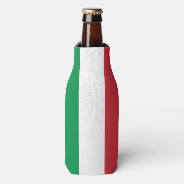 Italy Flag Bottle Cooler (Bottle Front)