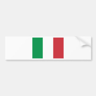 Italy Flag Bumper Sticker