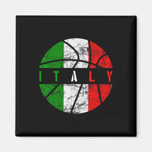 Italy Flag Bysketbyll Italian Team Fan Lover  Magnet