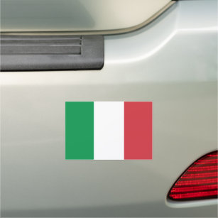 Italy Flag Car Magnet