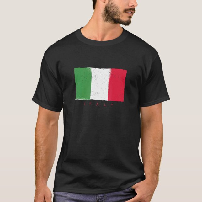 Italy Flag Country Italy Italian Italiana Boots Ro T-Shirt (Front)