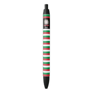 Italy Flag Cute Patriotic Black Ink Pen