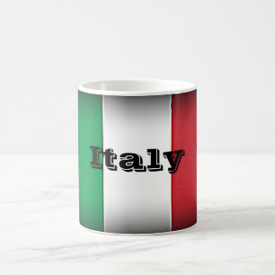 Italy Flag Dark Edge Coffee Mug