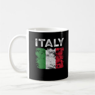Italy Flag Distressed - Italian Flag Coffee Mug