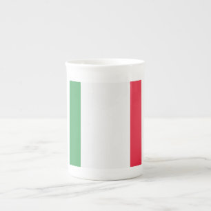 Italy Flag Emblem Bone China Mug