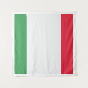 Italy Flag Emblem Tapestry