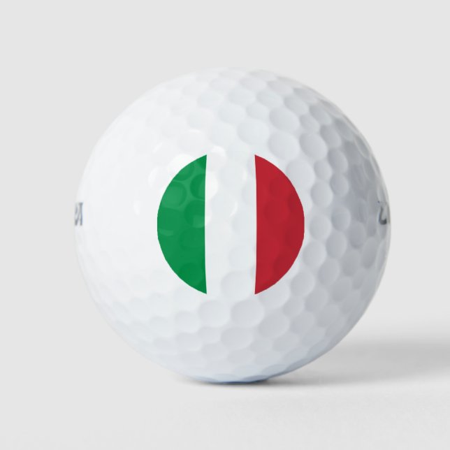 Italy Flag Golf Balls (Front)