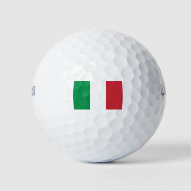 Italy Flag Golf Balls (Front)