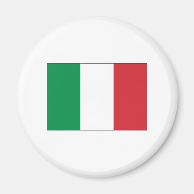 Italy FLAG International Magnet (Front)