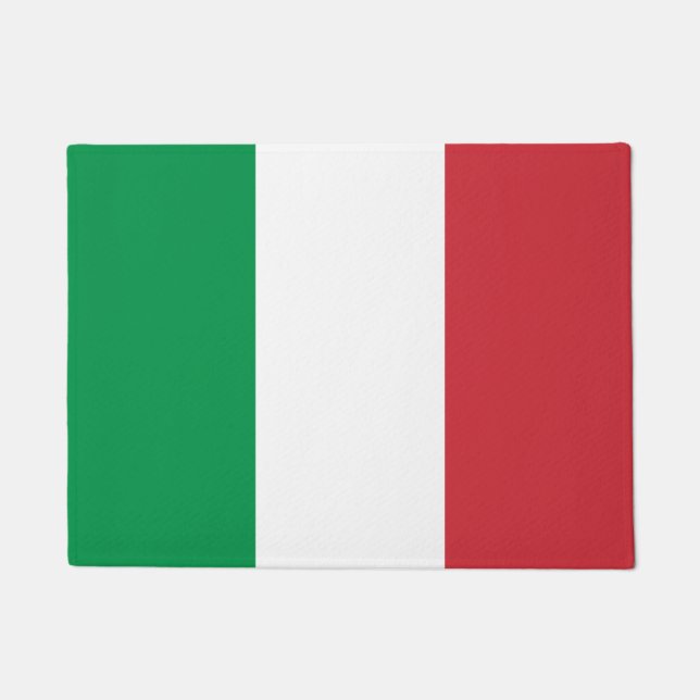 Italy Flag Italian Patriotic Doormat (Front)