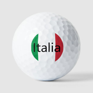 Italy Flag Italian Pride Europe Country Golf Balls