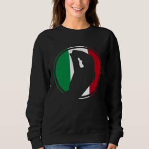 Italy Flag Italian Roots Humor Italian Hand Gestu Sweatshirt