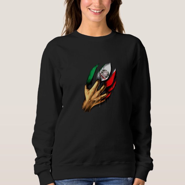 Italy Flag Italian Sweatshirt (Front)