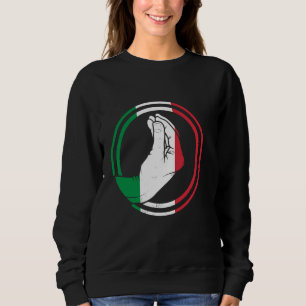 Italy Flag Italy Vintage Italia Italiano Italian Sweatshirt