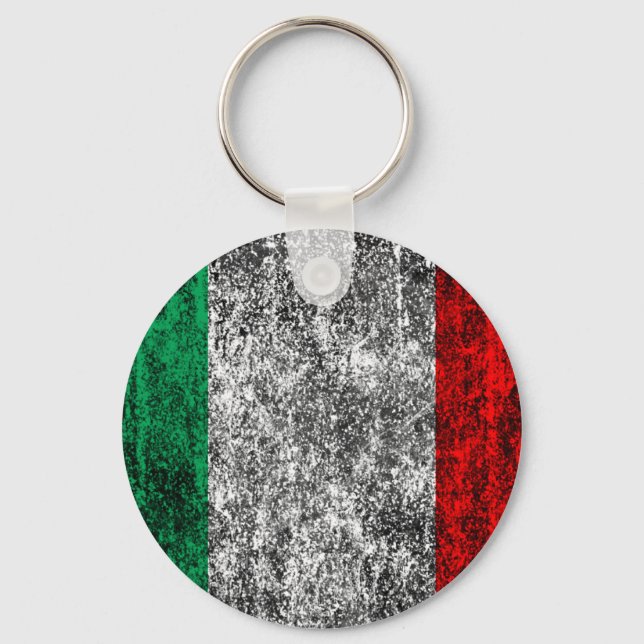 italy flag key ring (Front)