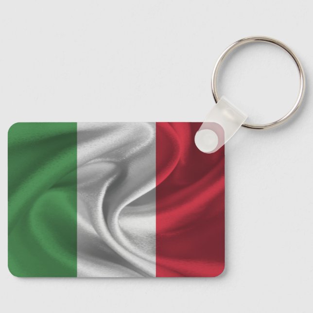 Italy Flag Keychain (Front)