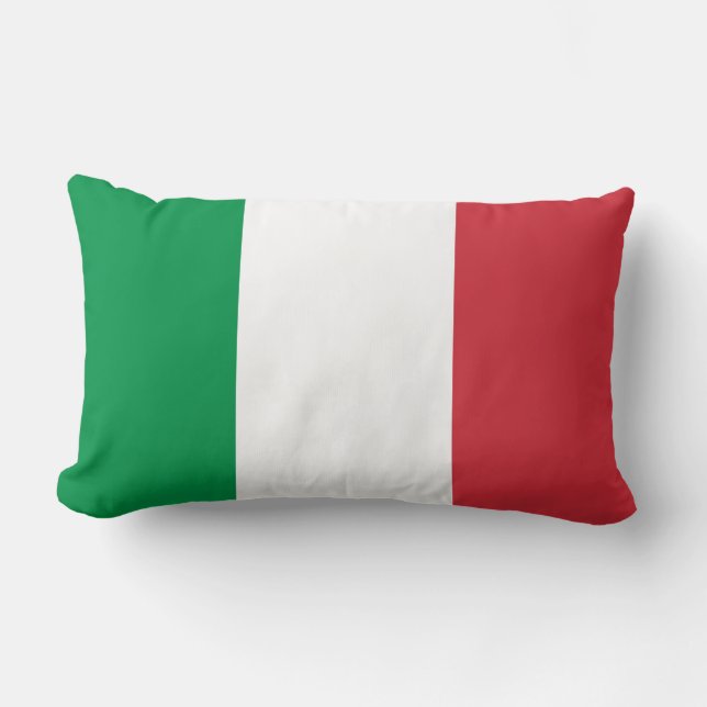 Italy Flag Lumbar Cushion (Front)
