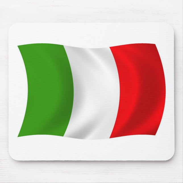 Italy Flag Mousepad (Front)